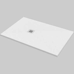 PIATTO DOCCIA RETTANGOLARE 80X170 EFFETTO PIETRA BIANCO