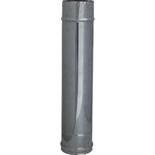 CANNA FUMARIA ACCIAIO INOX ELEMENTO DIRITTO L:1000 mm 100