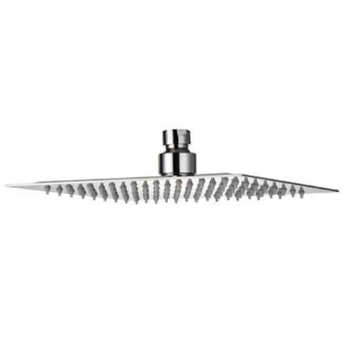 SOFFIONE SLIM H.2 QUADRO INOX AISI 304 300x300 CROMATO