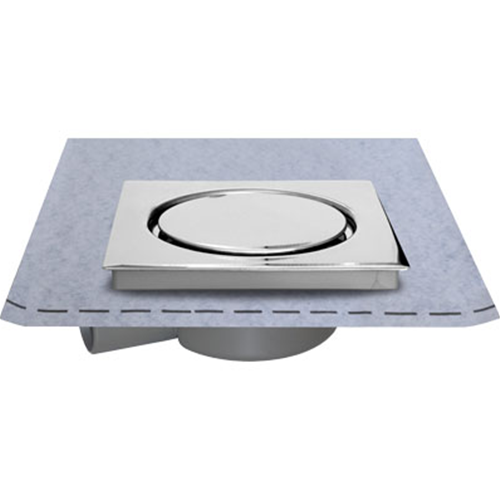 CHIUSINO 15 X 15 CON PILETTA AVVITABILE E GUAINA cm 15x15 - GUAINA 100X100 CM.