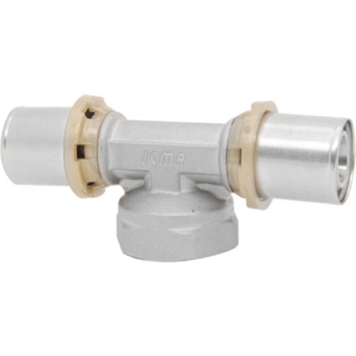 RACCORDO A TEE FEMMINA A PRESSARE 26 x 3/4 x 26